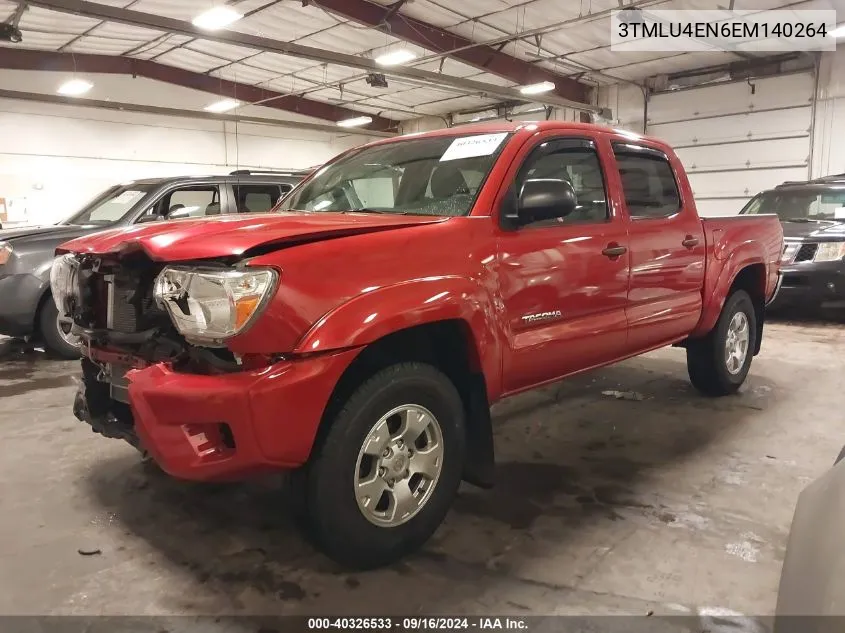 3TMLU4EN6EM140264 2014 Toyota Tacoma Base V6