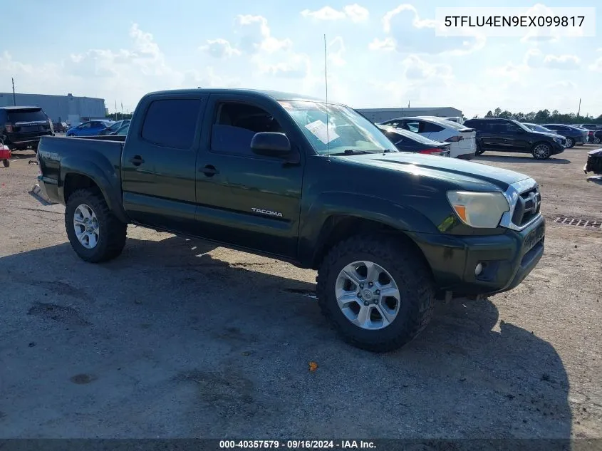 2014 Toyota Tacoma Base V6 VIN: 5TFLU4EN9EX099817 Lot: 40357579