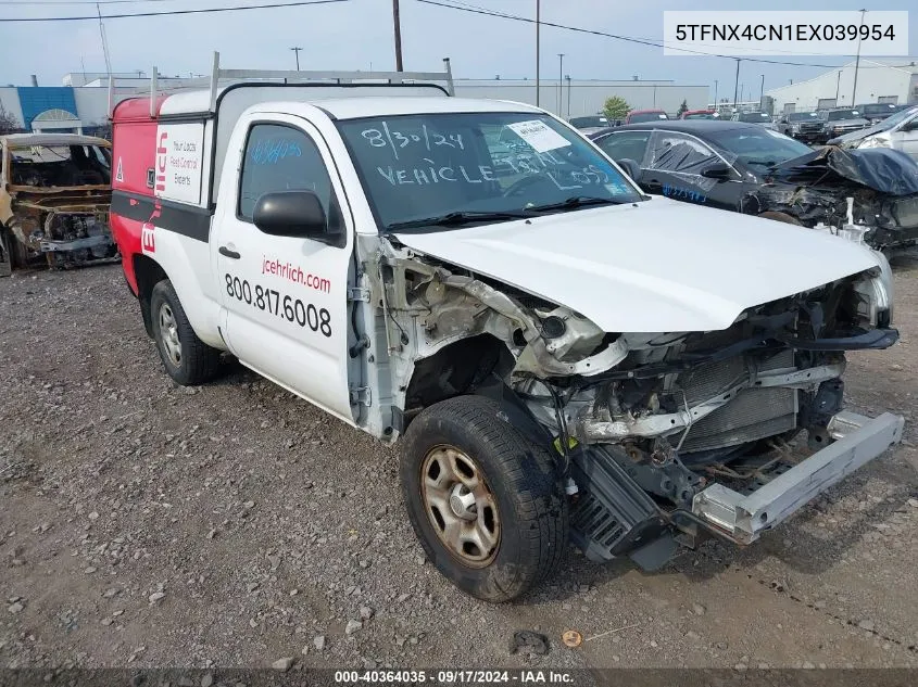 2014 Toyota Tacoma VIN: 5TFNX4CN1EX039954 Lot: 40364035