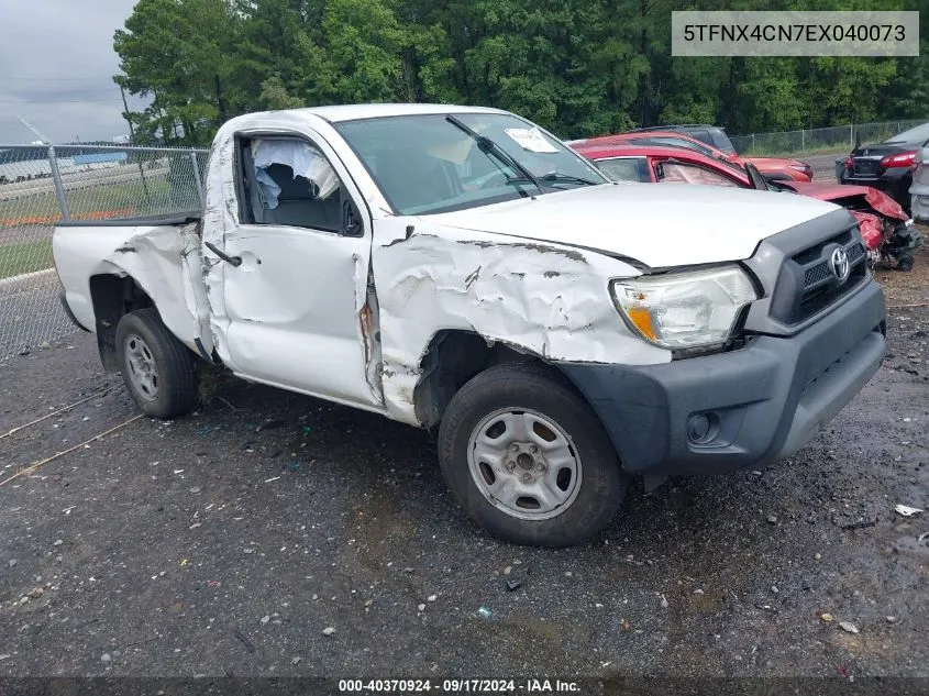 2014 Toyota Tacoma VIN: 5TFNX4CN7EX040073 Lot: 40370924