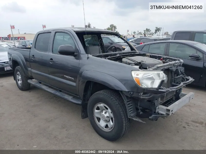 2014 Toyota Tacoma Prerunner V6 VIN: 3TMKU4HN8EM041260 Lot: 40382442