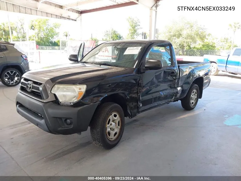 2014 Toyota Tacoma VIN: 5TFNX4CN5EX033249 Lot: 40405396