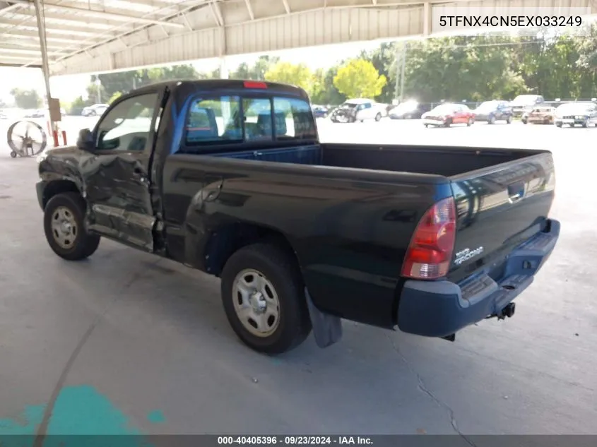 2014 Toyota Tacoma VIN: 5TFNX4CN5EX033249 Lot: 40405396