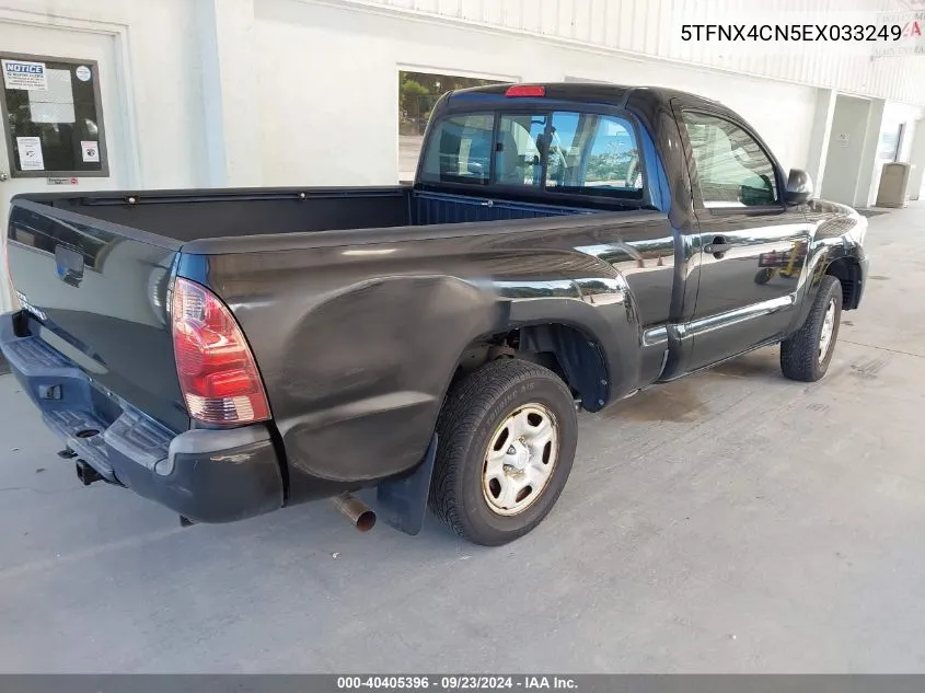 2014 Toyota Tacoma VIN: 5TFNX4CN5EX033249 Lot: 40405396