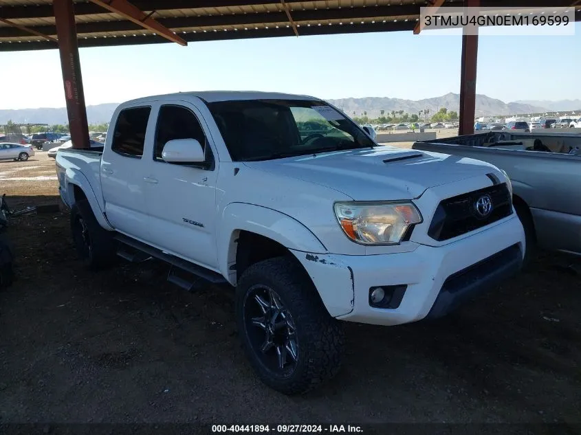 2014 Toyota Tacoma Prerunner V6 VIN: 3TMJU4GN0EM169599 Lot: 40441894