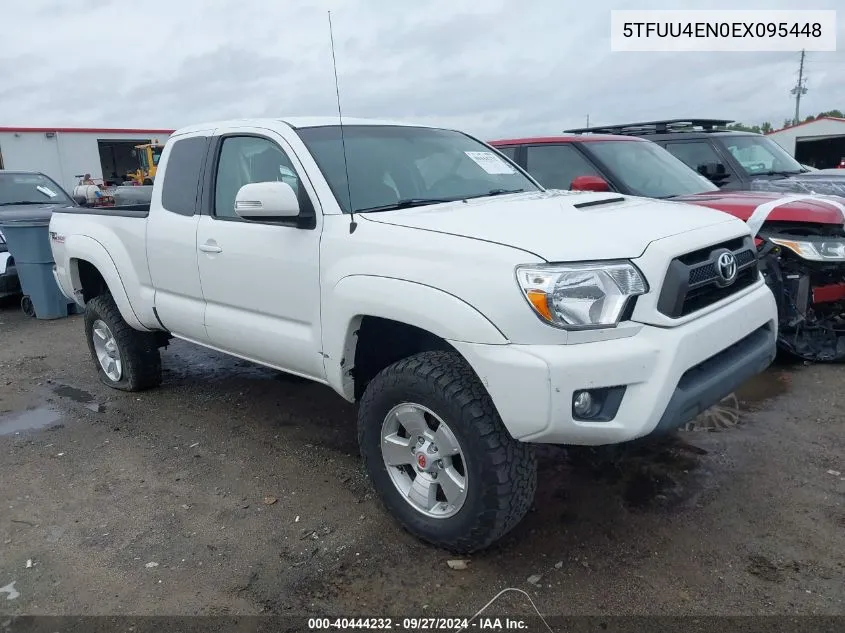 2014 Toyota Tacoma Base V6 VIN: 5TFUU4EN0EX095448 Lot: 40444232