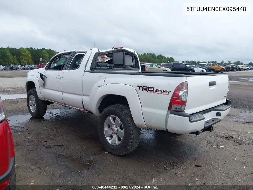 2014 Toyota Tacoma Base V6 VIN: 5TFUU4EN0EX095448 Lot: 40444232