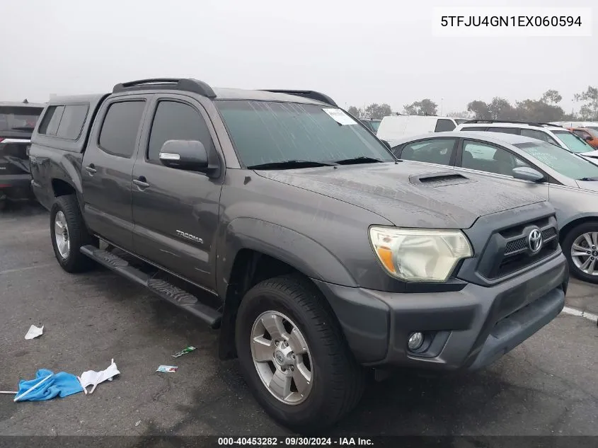 5TFJU4GN1EX060594 2014 Toyota Tacoma Double Cab Prerunner