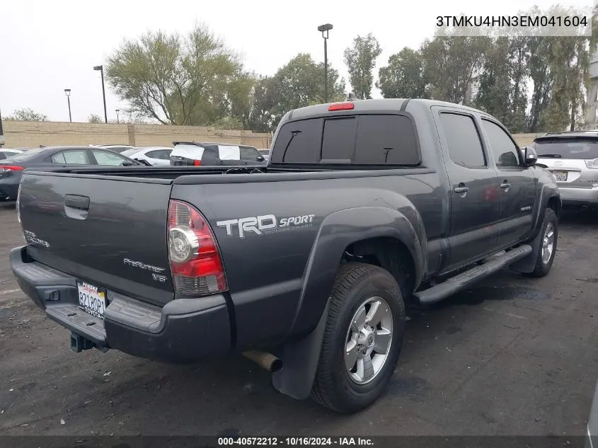 3TMKU4HN3EM041604 2014 Toyota Tacoma Prerunner V6