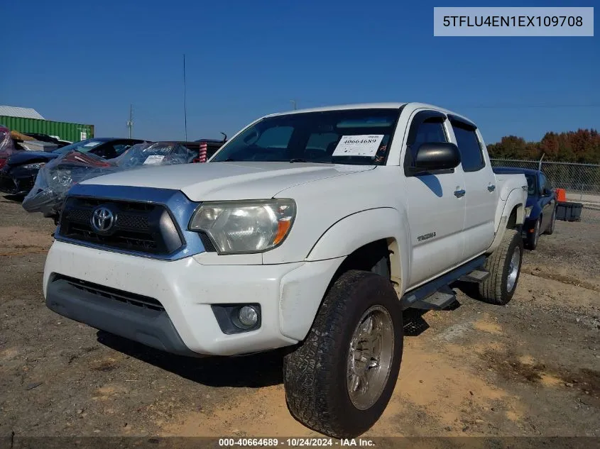 2014 Toyota Tacoma Double Cab VIN: 5TFLU4EN1EX109708 Lot: 40664689