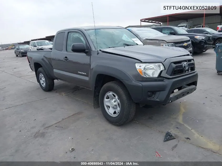 2014 Toyota Tacoma Prerunner V6 VIN: 5TFTU4GNXEX052809 Lot: 40698543