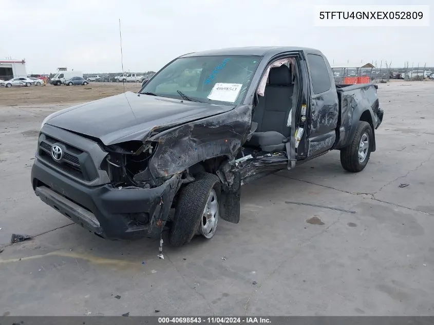 2014 Toyota Tacoma Prerunner V6 VIN: 5TFTU4GNXEX052809 Lot: 40698543