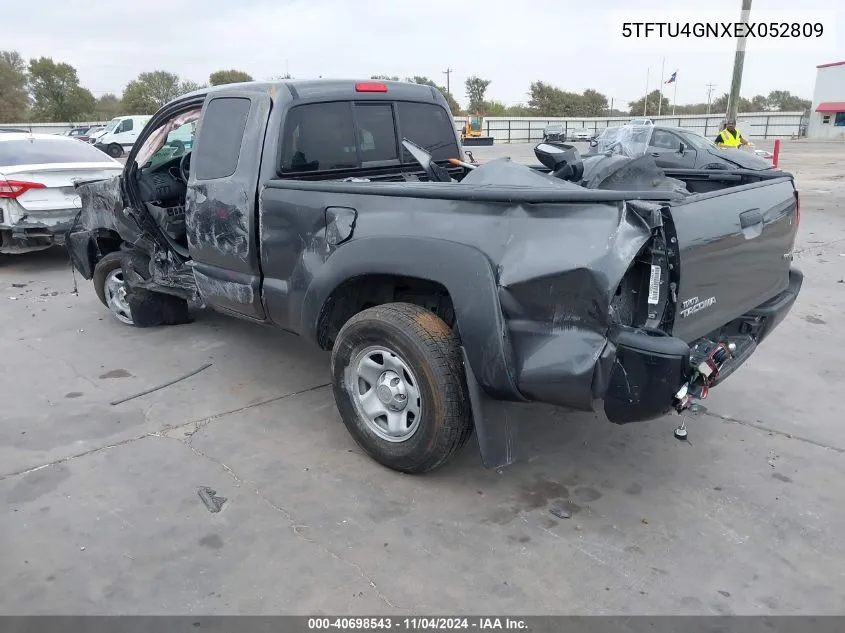 2014 Toyota Tacoma Prerunner V6 VIN: 5TFTU4GNXEX052809 Lot: 40698543