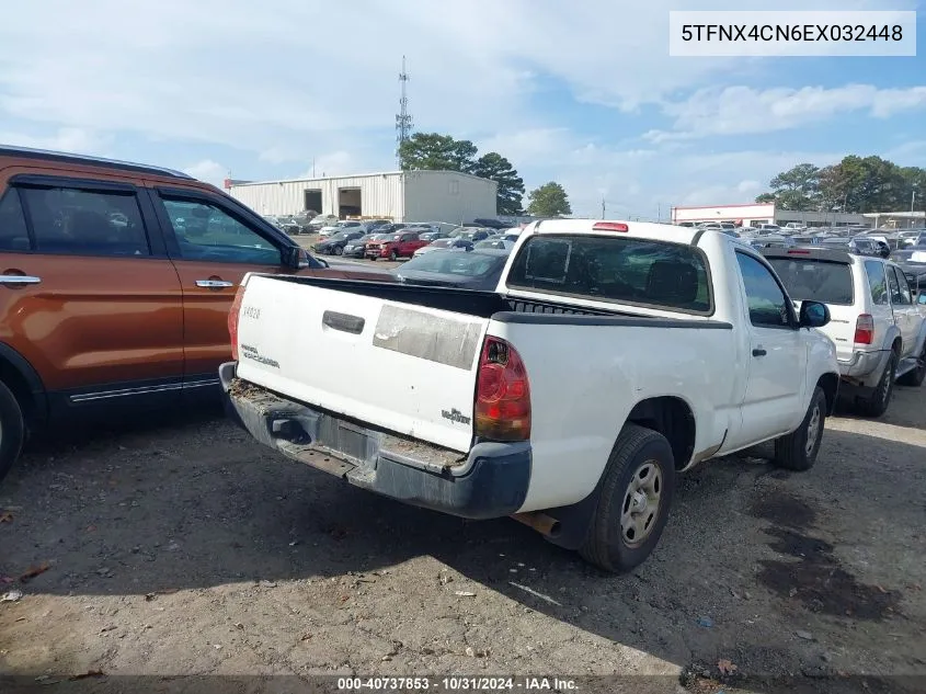 2014 Toyota Tacoma VIN: 5TFNX4CN6EX032448 Lot: 40737853