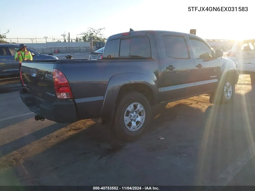 5TFJX4GN6EX031583 2014 Toyota Tacoma Prerunner