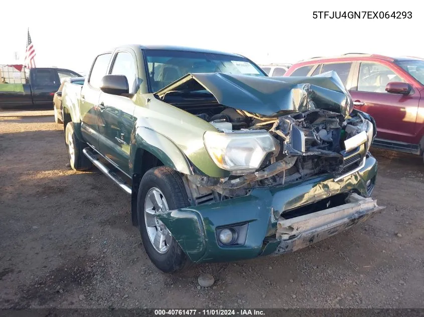 5TFJU4GN7EX064293 2014 Toyota Tacoma Prerunner V6