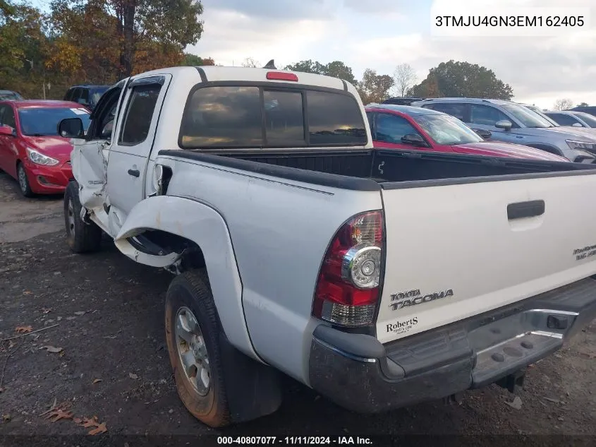 2014 Toyota Tacoma Prerunner V6 VIN: 3TMJU4GN3EM162405 Lot: 40807077