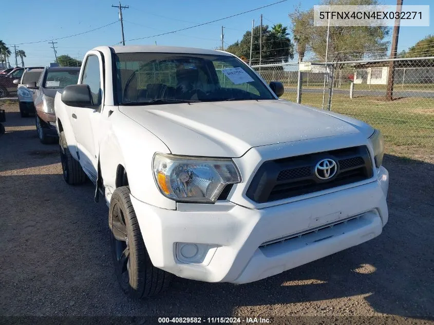 2014 Toyota Tacoma VIN: 5TFNX4CN4EX032271 Lot: 40829582