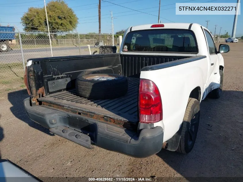 2014 Toyota Tacoma VIN: 5TFNX4CN4EX032271 Lot: 40829582