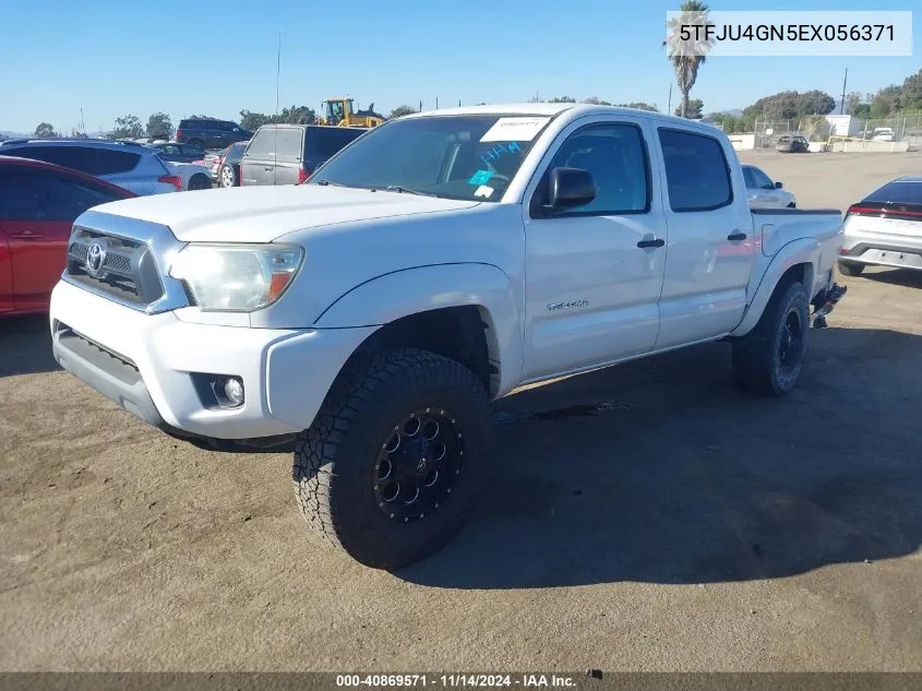 2014 Toyota Tacoma Prerunner V6 VIN: 5TFJU4GN5EX056371 Lot: 40869571