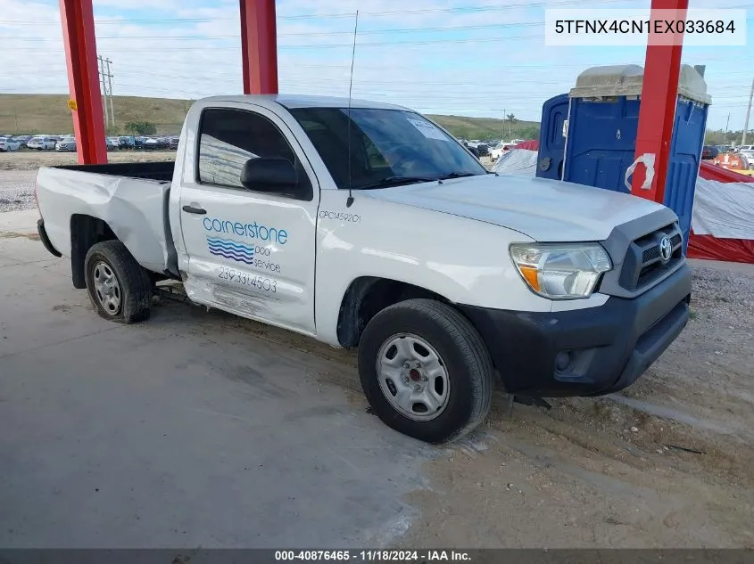 2014 Toyota Tacoma VIN: 5TFNX4CN1EX033684 Lot: 40876465