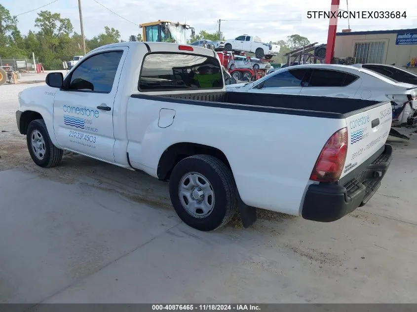 2014 Toyota Tacoma VIN: 5TFNX4CN1EX033684 Lot: 40876465