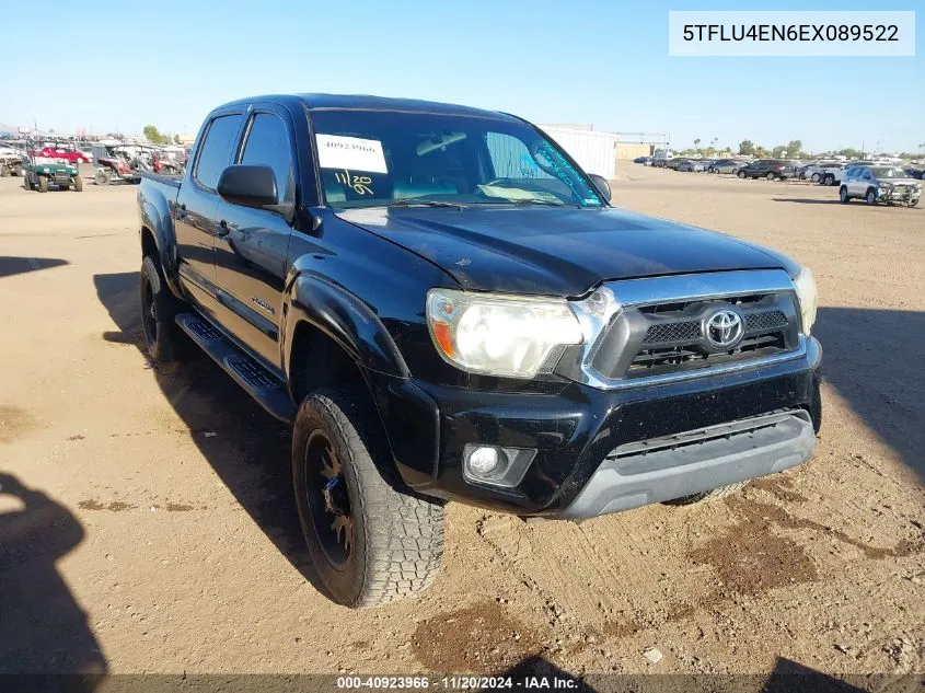 2014 Toyota Tacoma Base V6 VIN: 5TFLU4EN6EX089522 Lot: 40923966