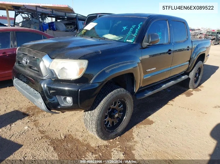 2014 Toyota Tacoma Base V6 VIN: 5TFLU4EN6EX089522 Lot: 40923966