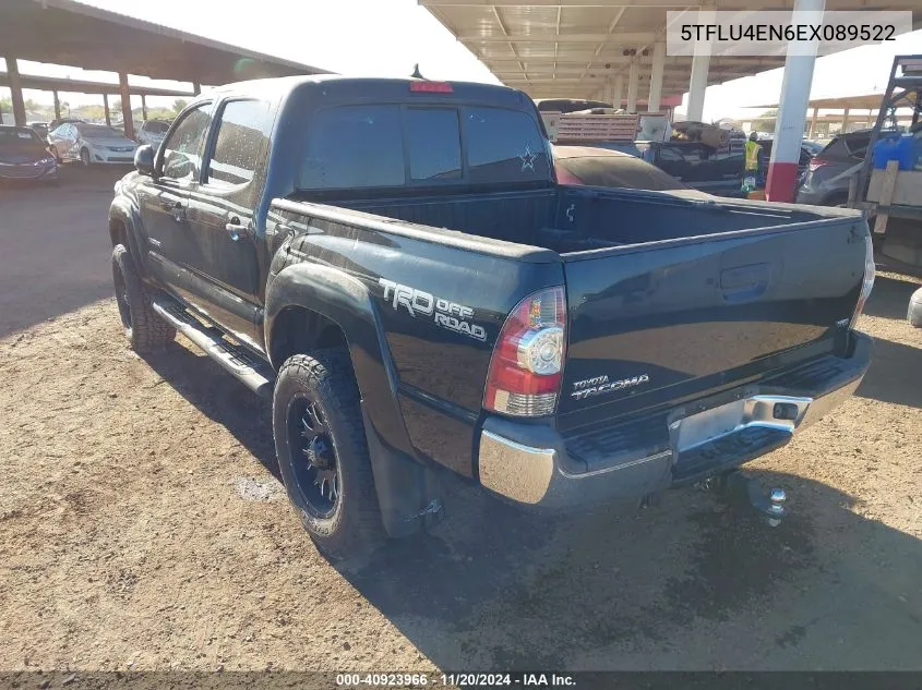 2014 Toyota Tacoma Base V6 VIN: 5TFLU4EN6EX089522 Lot: 40923966