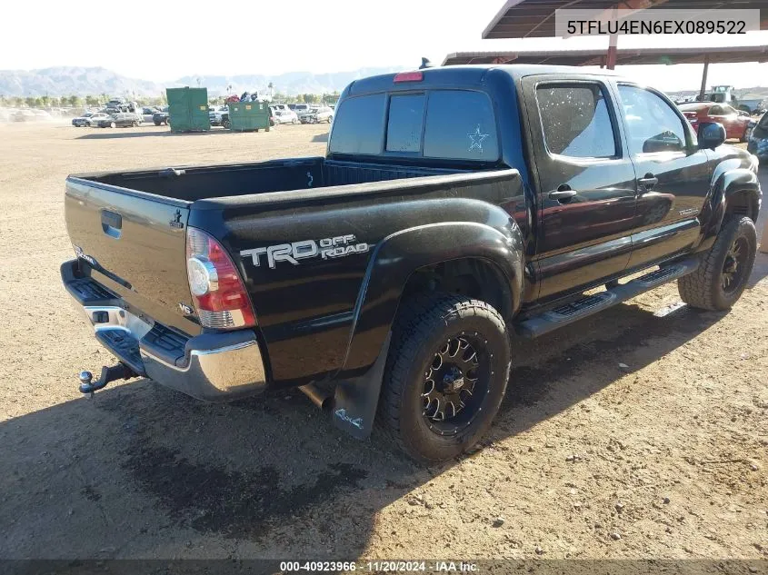 2014 Toyota Tacoma Base V6 VIN: 5TFLU4EN6EX089522 Lot: 40923966