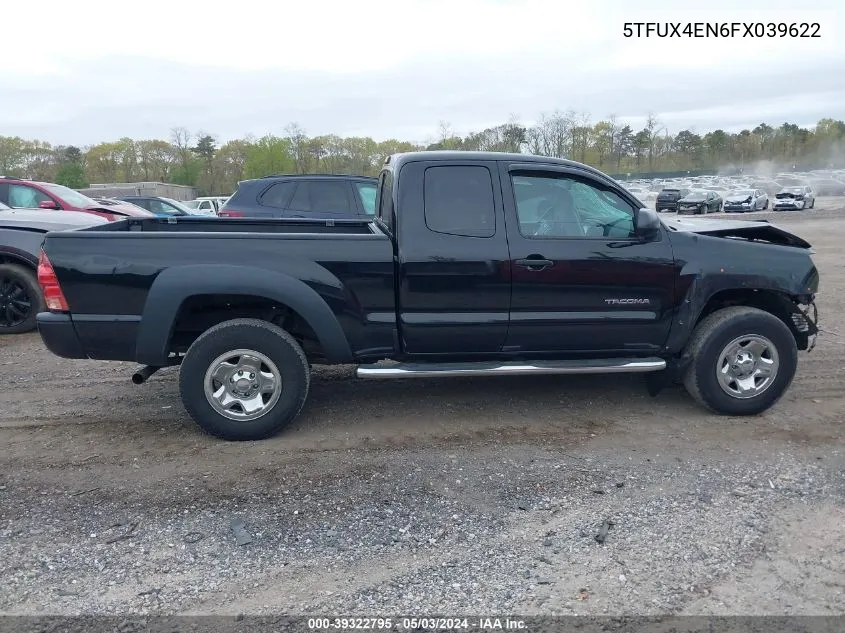 2015 Toyota Tacoma VIN: 5TFUX4EN6FX039622 Lot: 39322795