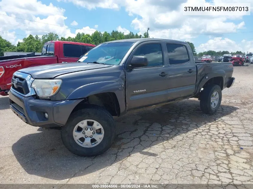 2015 Toyota Tacoma Base V6 VIN: 3TMMU4FN5FM087013 Lot: 39566566