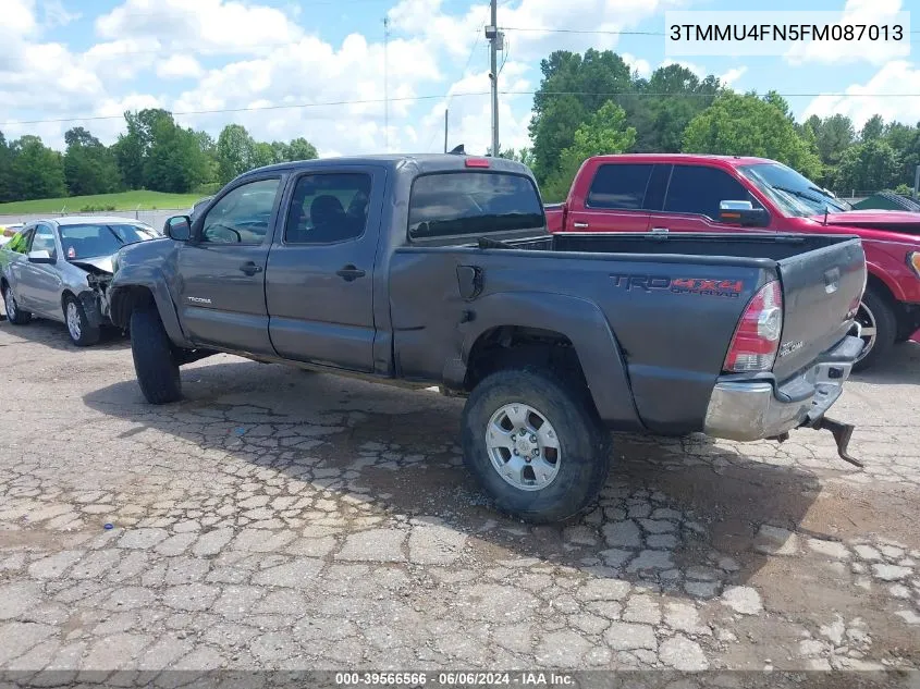 2015 Toyota Tacoma Base V6 VIN: 3TMMU4FN5FM087013 Lot: 39566566