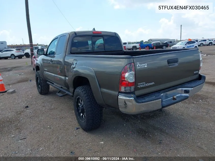 2015 Toyota Tacoma VIN: 5TFUX4EN4FX030465 Lot: 39610892