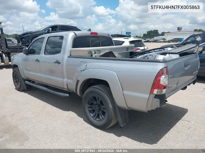 5TFKU4HN7FX005863 2015 Toyota Tacoma Prerunner V6