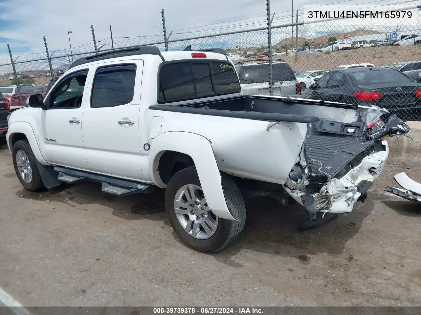 2015 Toyota Tacoma Base V6 VIN: 3TMLU4EN5FM165979 Lot: 39739378