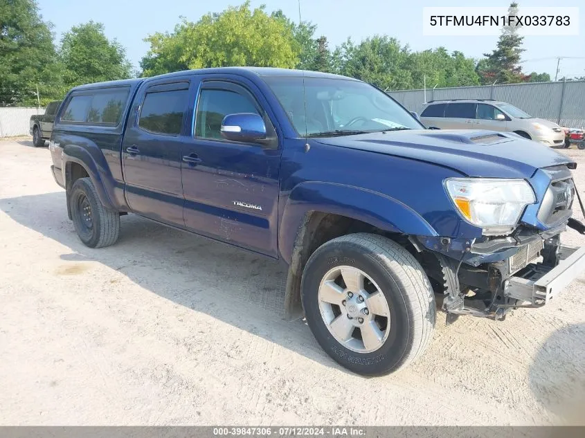 5TFMU4FN1FX033783 2015 Toyota Tacoma Base V6