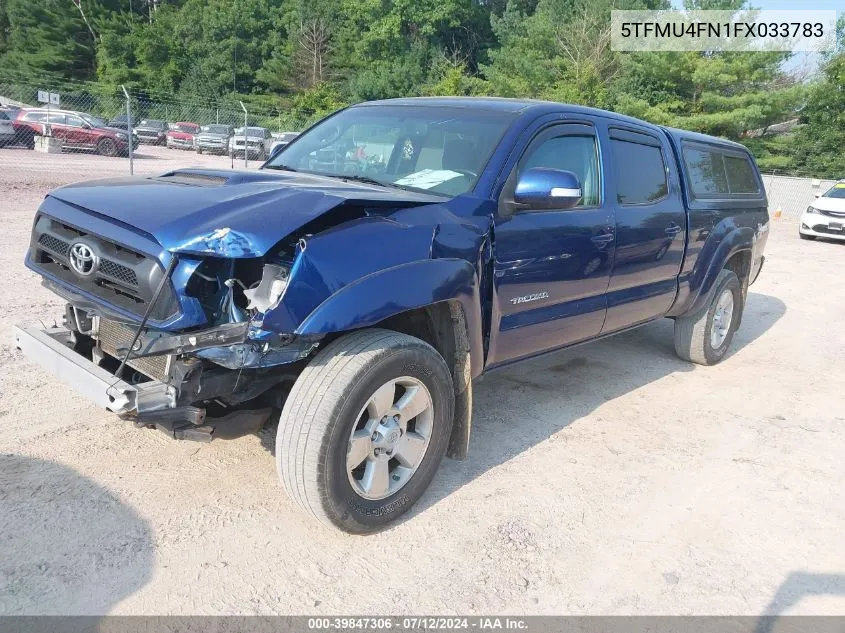 2015 Toyota Tacoma Base V6 VIN: 5TFMU4FN1FX033783 Lot: 39847306