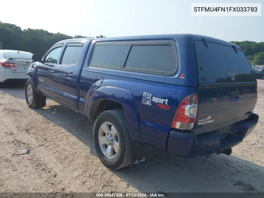 2015 Toyota Tacoma Base V6 VIN: 5TFMU4FN1FX033783 Lot: 39847306