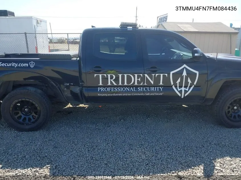 2015 Toyota Tacoma Base V6 VIN: 3TMMU4FN7FM084436 Lot: 39852946