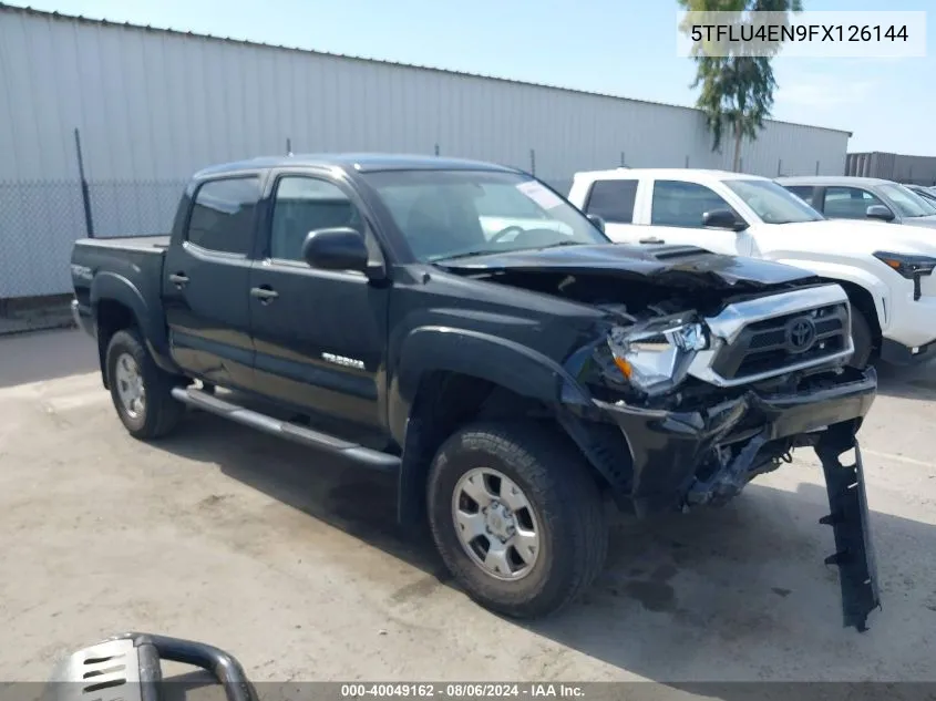 2015 Toyota Tacoma Base V6 VIN: 5TFLU4EN9FX126144 Lot: 40049162