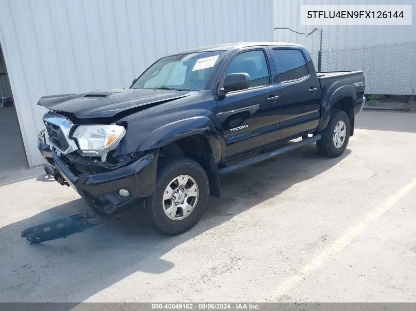 2015 Toyota Tacoma Base V6 VIN: 5TFLU4EN9FX126144 Lot: 40049162