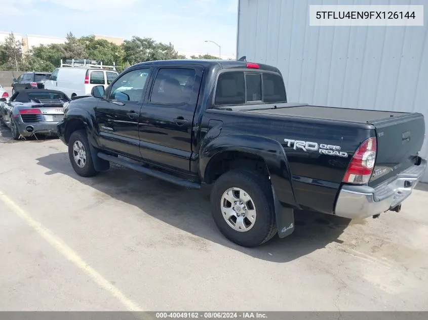 2015 Toyota Tacoma Base V6 VIN: 5TFLU4EN9FX126144 Lot: 40049162