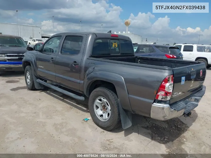 5TFJX4GN2FX039438 2015 Toyota Tacoma Prerunner