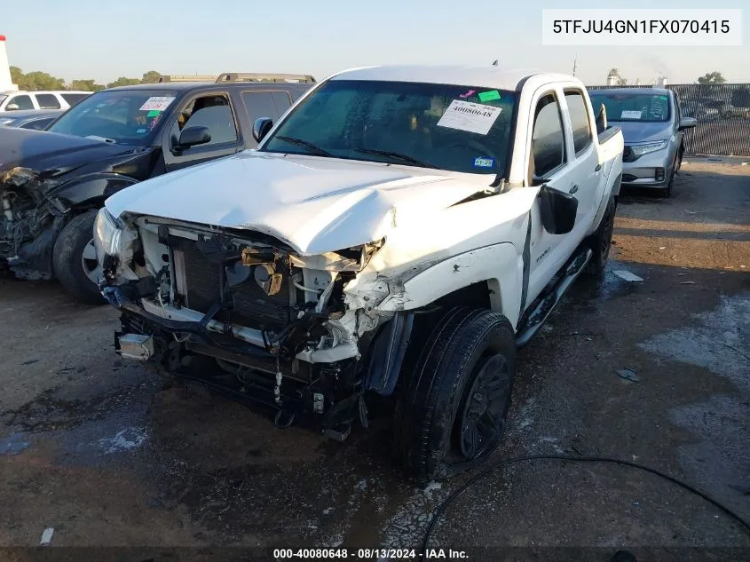 5TFJU4GN1FX070415 2015 Toyota Tacoma Prerunner V6