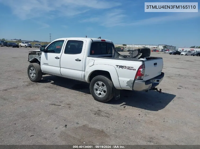 3TMLU4EN3FM165110 2015 Toyota Tacoma Base V6