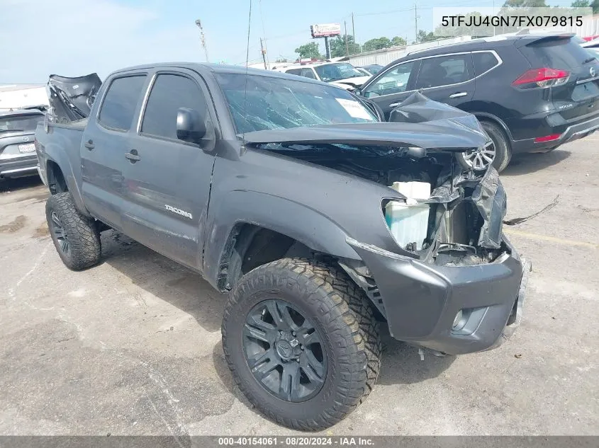 2015 Toyota Tacoma Double Cab Prerunner VIN: 5TFJU4GN7FX079815 Lot: 40154061