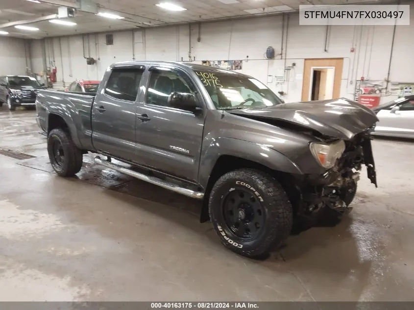 2015 Toyota Tacoma Base V6 VIN: 5TFMU4FN7FX030497 Lot: 40163175