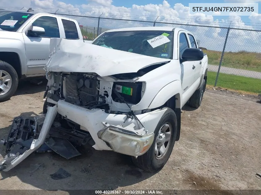 5TFJU4GN7FX072735 2015 Toyota Tacoma Prerunner V6