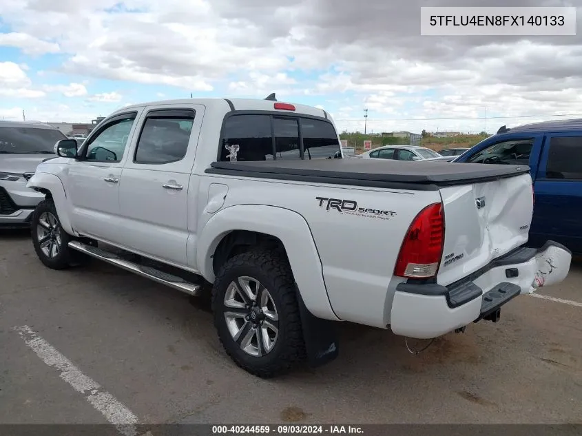 2015 Toyota Tacoma Double Cab/Trd Pro VIN: 5TFLU4EN8FX140133 Lot: 40405552